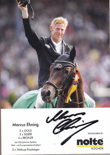 Autogrammkarte marcus ehning - ehning,